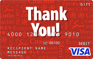 Visa Thank You Gift Card