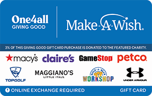 Giving Good® Make-A-Wish® Gift Card