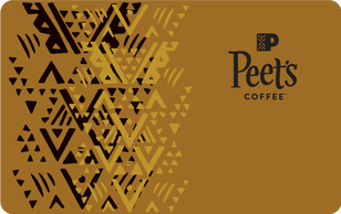 Peets Coffee and Tea Gift Card