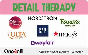 One4all Multi-Store Gift Cards – Thousands of choices with one gift card